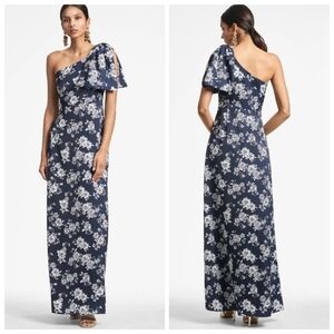 Sachin + Babi Chelsea Gown - Navy & Ivory Peony